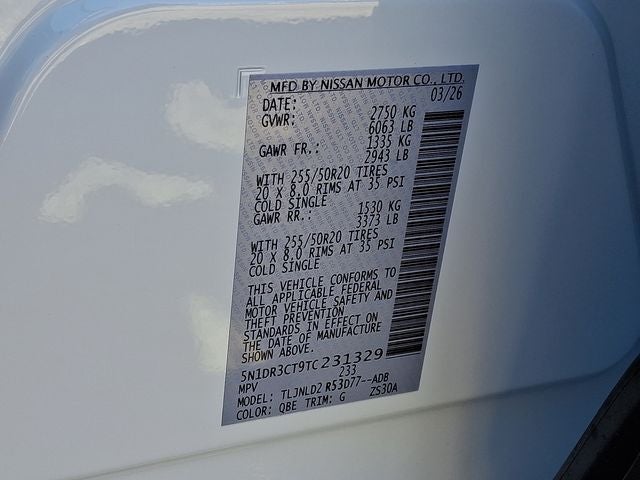 2026 Nissan Pathfinder SL