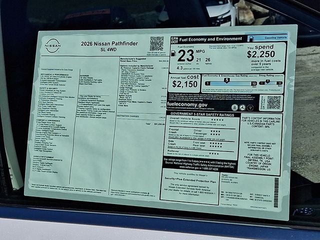 2026 Nissan Pathfinder SL