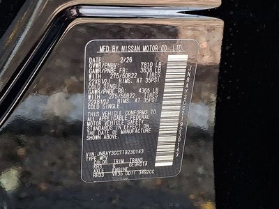 2026 Nissan Armada Platinum Reserve