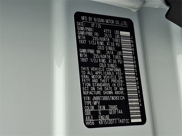 2026 Nissan Rogue SV