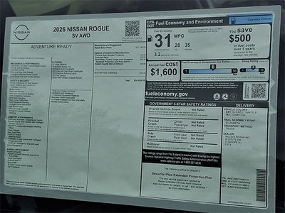 2026 Nissan Rogue SV