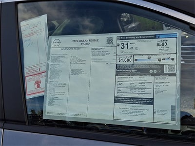 2026 Nissan Rogue SV