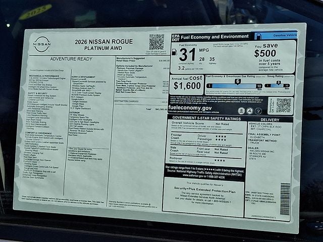 2026 Nissan Rogue Platinum