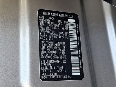2026 Nissan Rogue Platinum