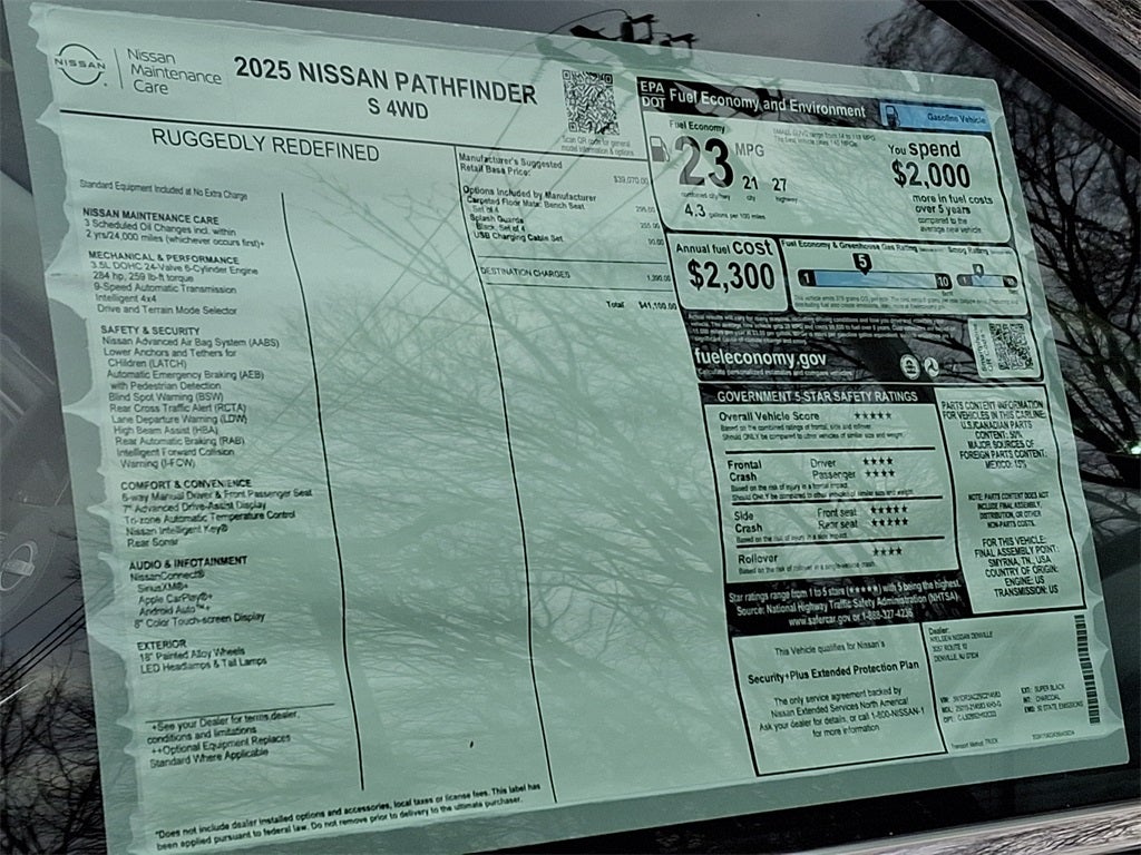 2025 Nissan Pathfinder S