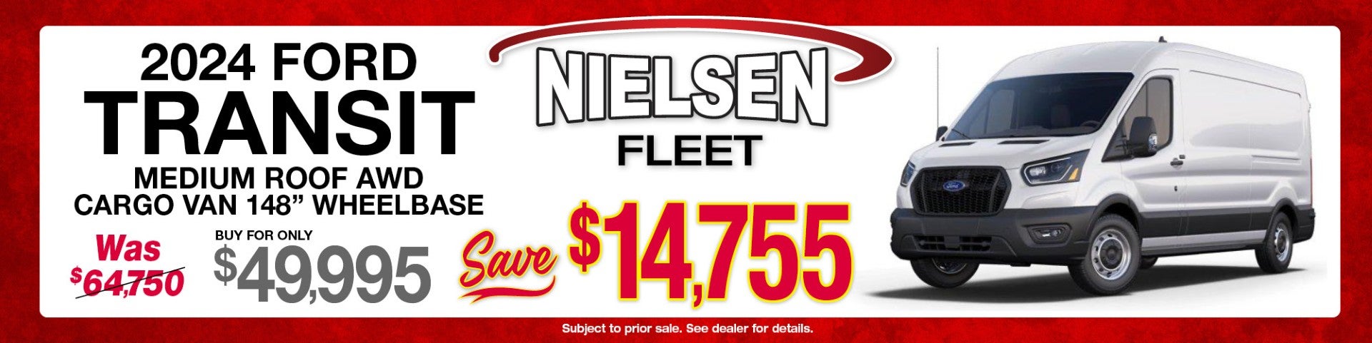 2024 Ford Transit Retail Offer